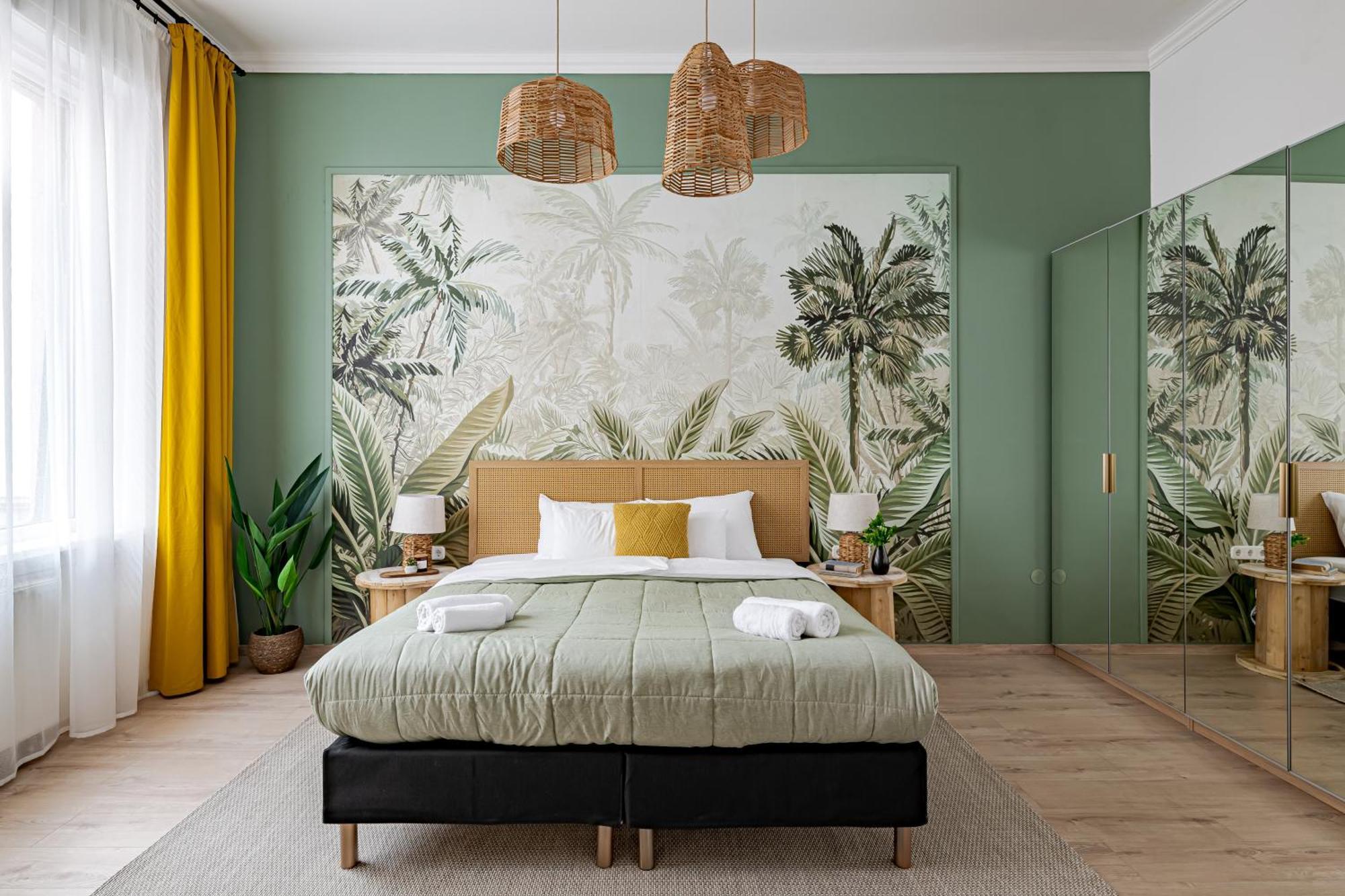 Jungle Aesthetics Downtown Apartman Aircon And Garage Parking Будапеща Екстериор снимка