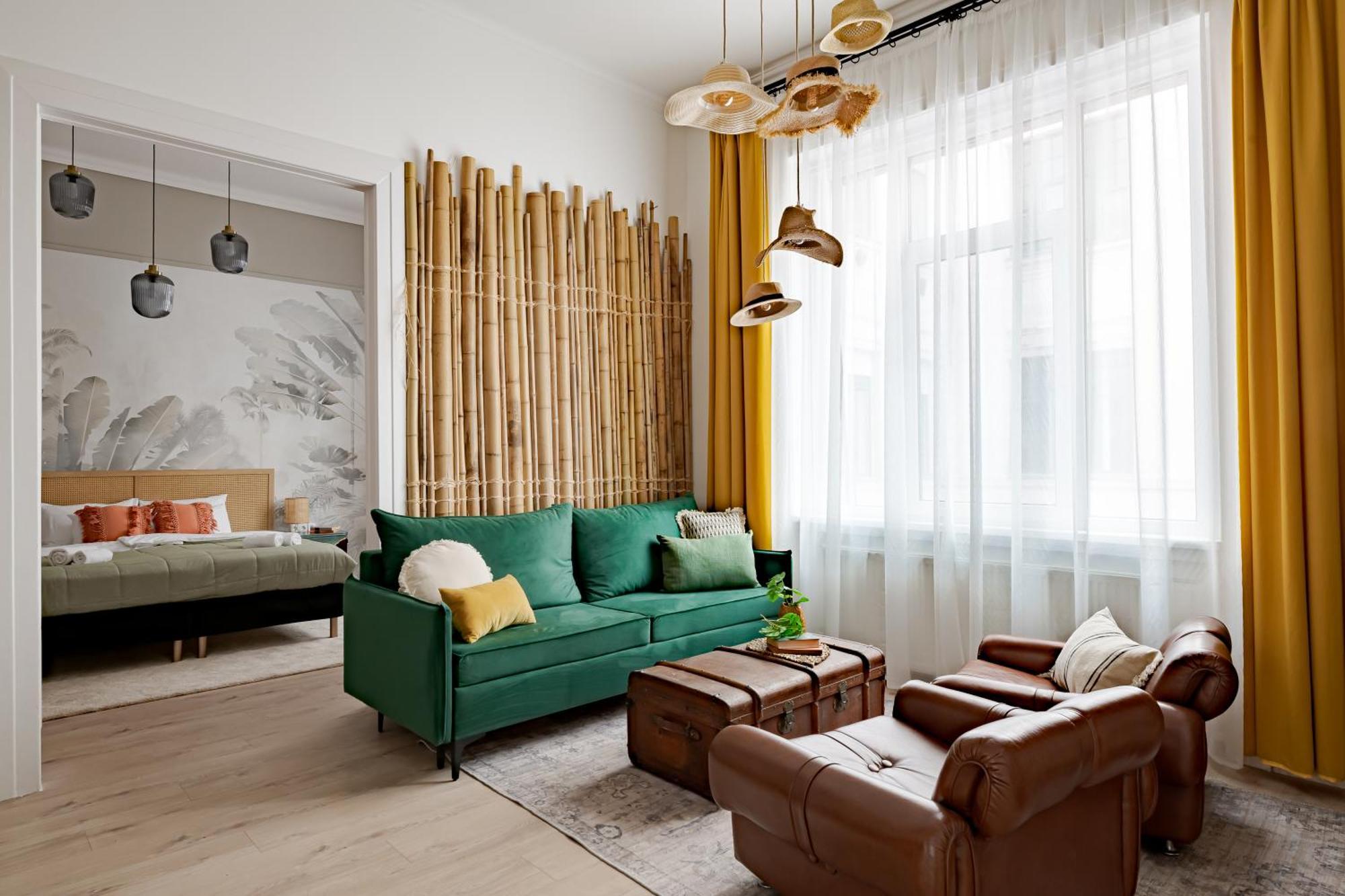 Jungle Aesthetics Downtown Apartman Aircon And Garage Parking Будапеща Екстериор снимка